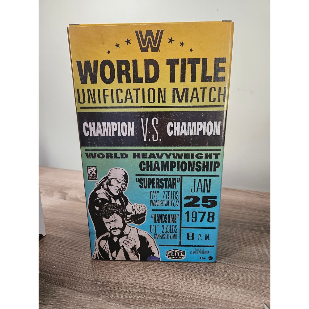WWE Legends of the Territory Era Elite 4-Pack Muhammad Ali Billy Graham HXK43 - Picture 8 of 15